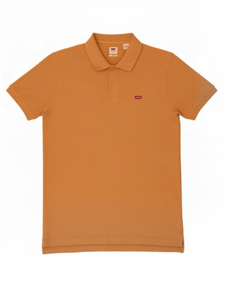 Levi's Herren-Poloshirt mit Standard-Passform, Größe L, Beige