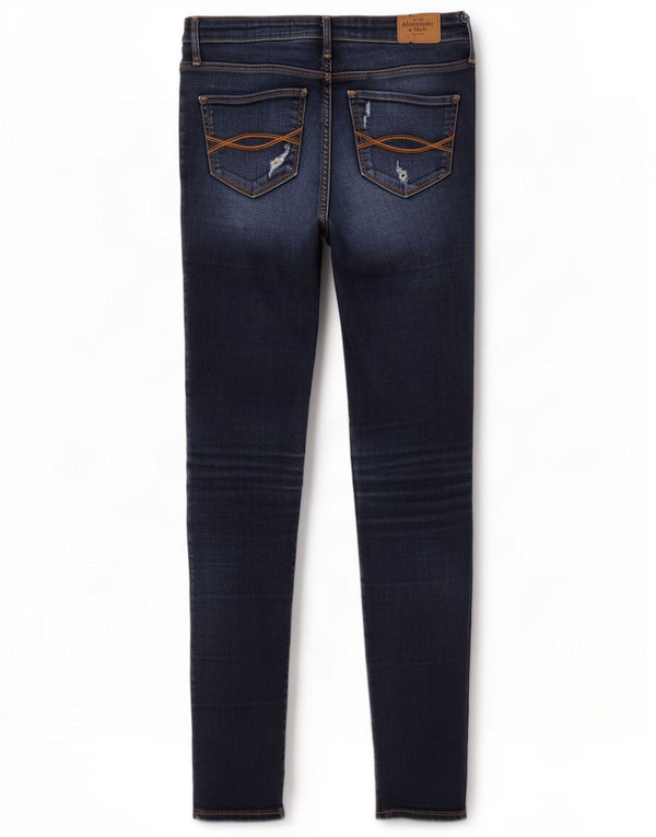 Abercrombie & Fitch Damen Skinny Jeans US 2 XS W26 L31 Marineblau