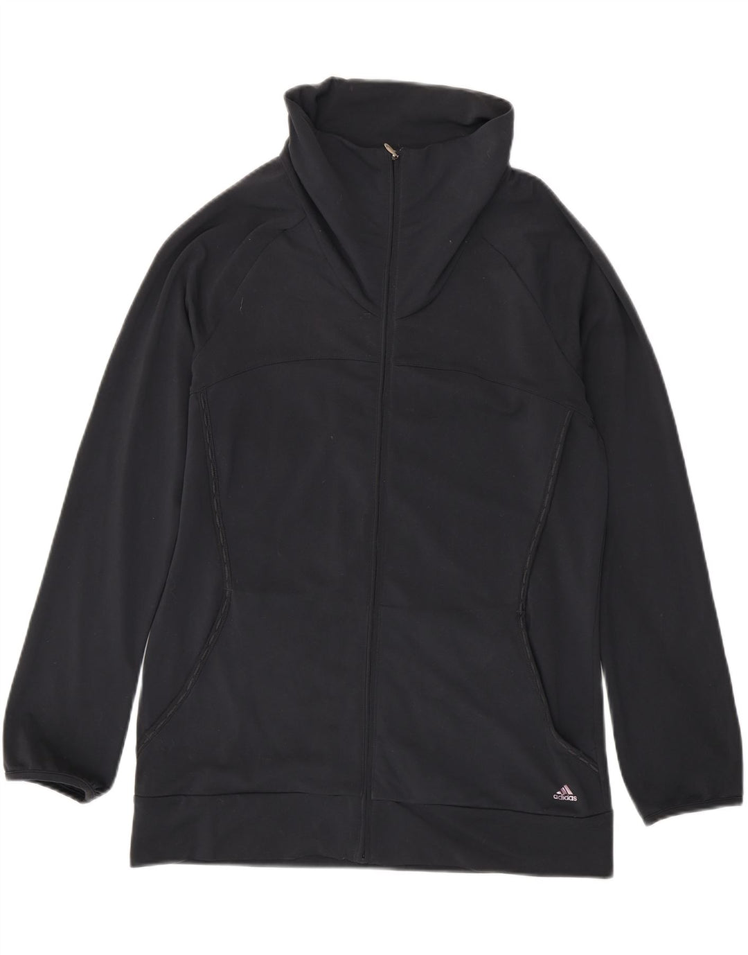 ADIDAS Damen Trainingsanzug Top Jacke UK 20 XL Grau Polyester