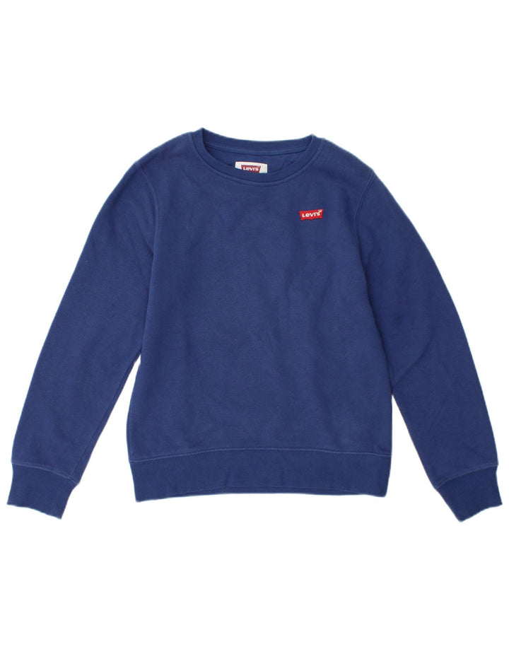 Levi's Sweatshirt-Pullover für Jungen, 11–12 Jahre, blaue Baumwolle