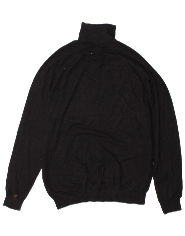 Zara Damen-Pullover mit Rollkragen, Gr. 10, Größe S, Schwarz