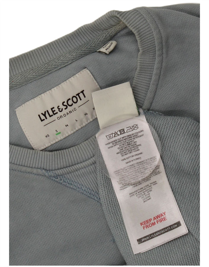 Lyle & Scott Herren-Sweatshirt, Pullover, Größe S, Blau, Baumwolle