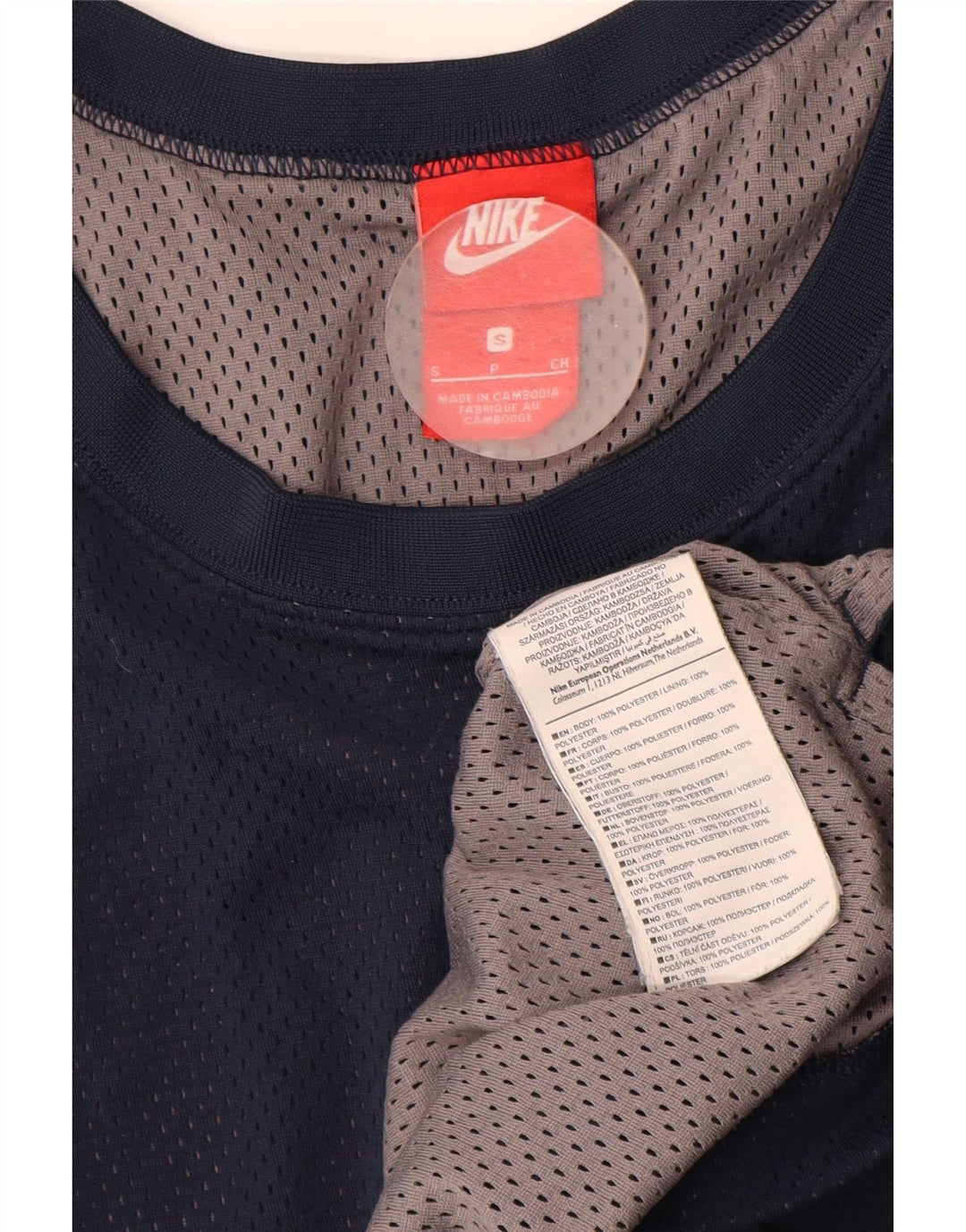 Nike Herren Grafik-Weste Top Small Marineblau Polyester