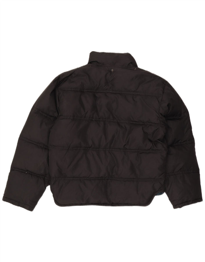 FILA Damen Wattierte Jacke IT 42 Mittelschwarzes Nylon