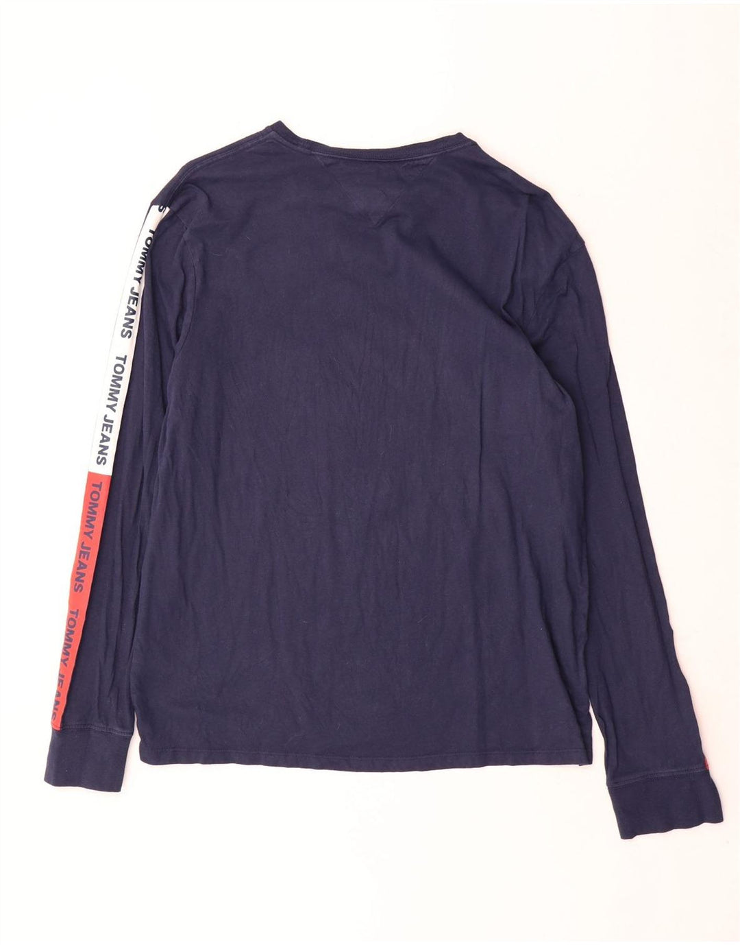 Tommy Hilfiger Herren-Oberteil mit Grafik, langärmelig, groß, Marineblau, Farbblock