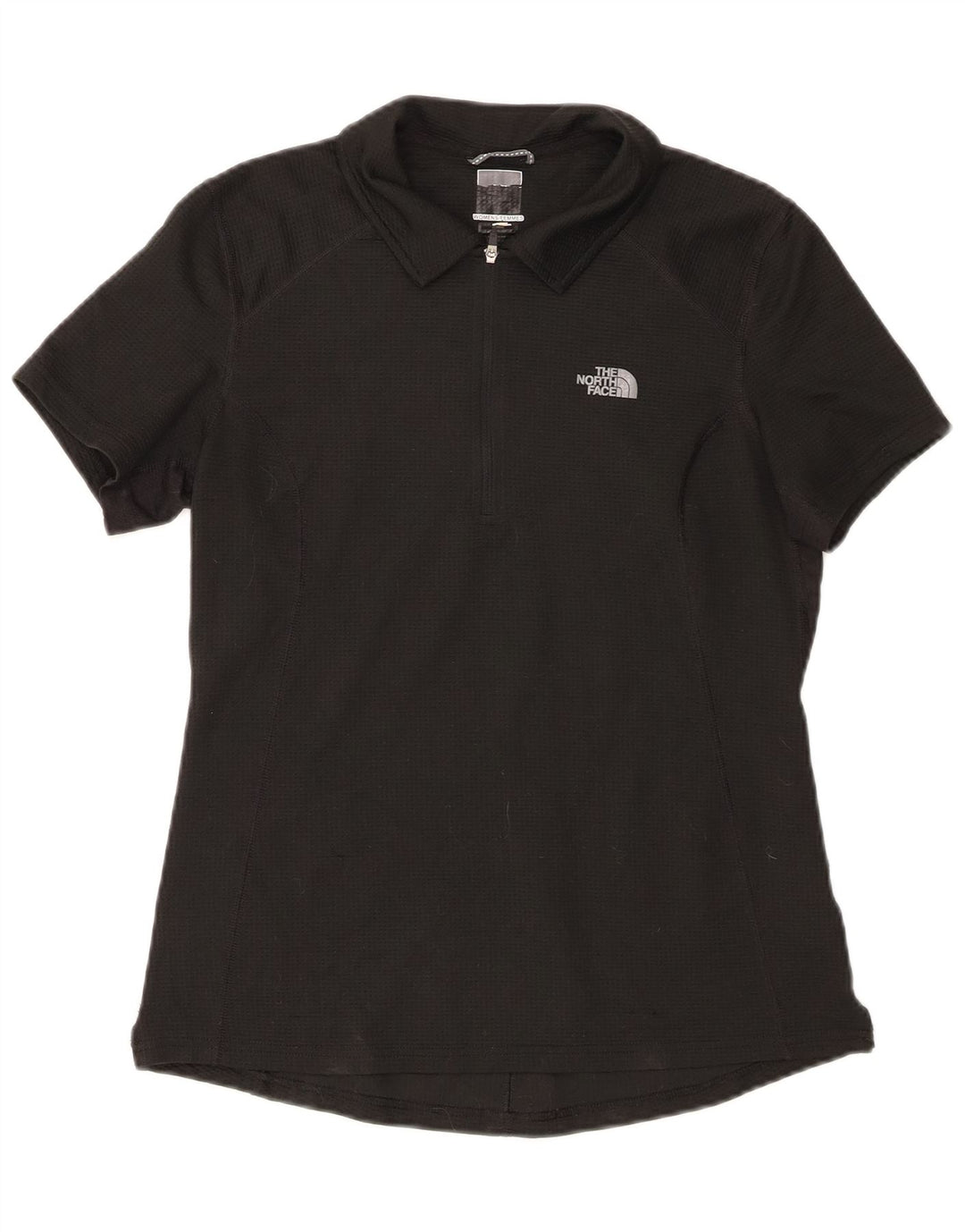 The North Face Damen-Poloshirt UK 12 Mittelschwarzes Polyester