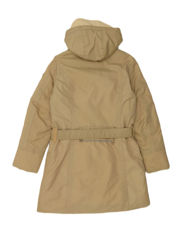 PEUTEREY Wattierter Damenmantel mit Kapuze IT 42 Mittelbeige