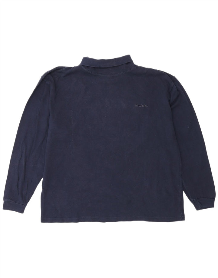 Invicta Herren Rollkragenoberteil Langarm XL Marineblau Baumwolle