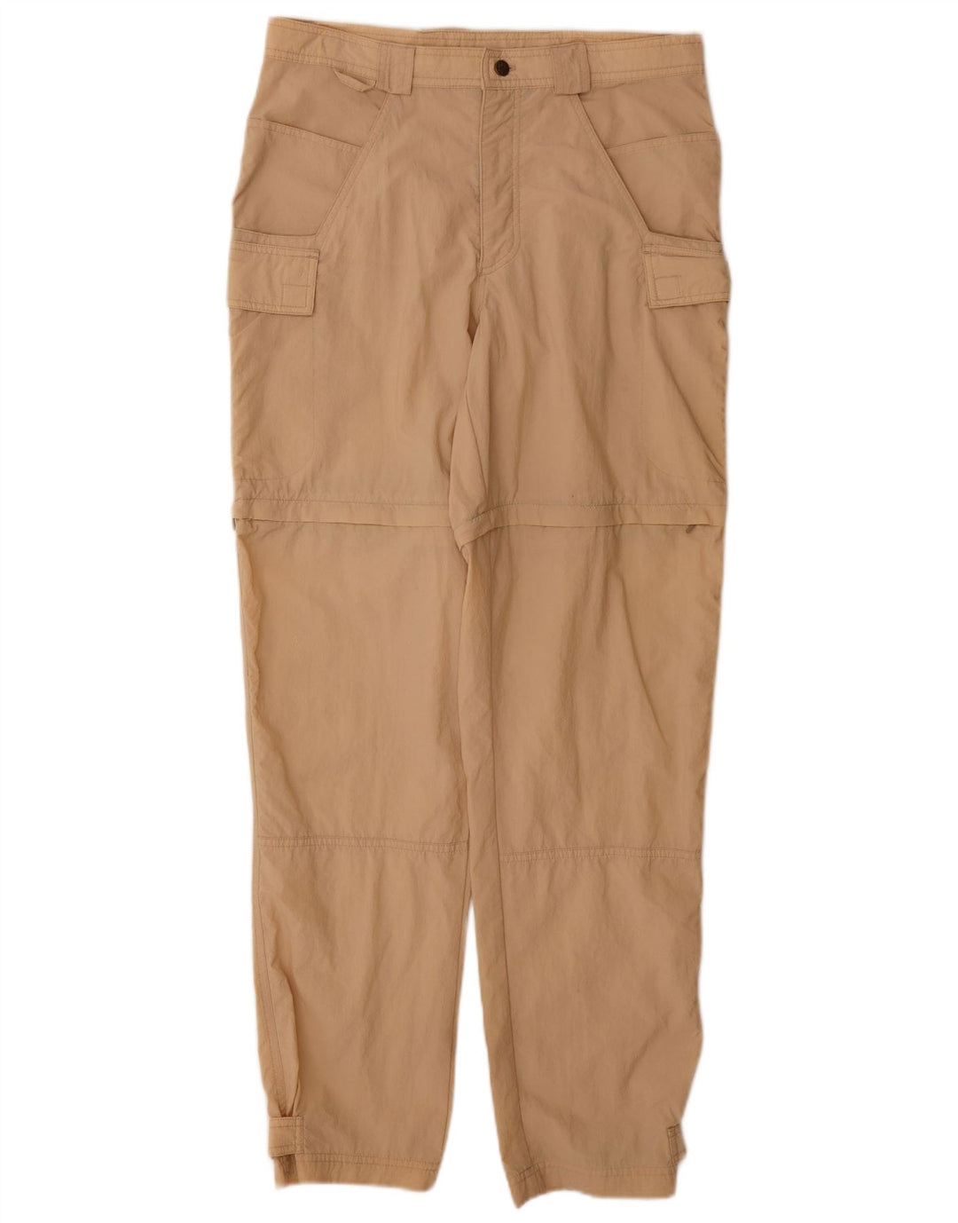 Jack Wolfskin Damen Cargo-Windbreaker-Hose, Größe L, W32, L33, Beige