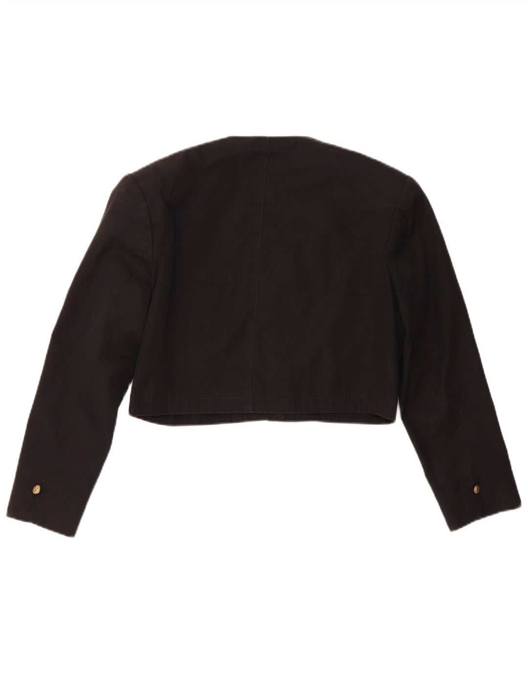 FORENZA Damen Bolerojacke UK 16 Large Schwarze Baumwolle
