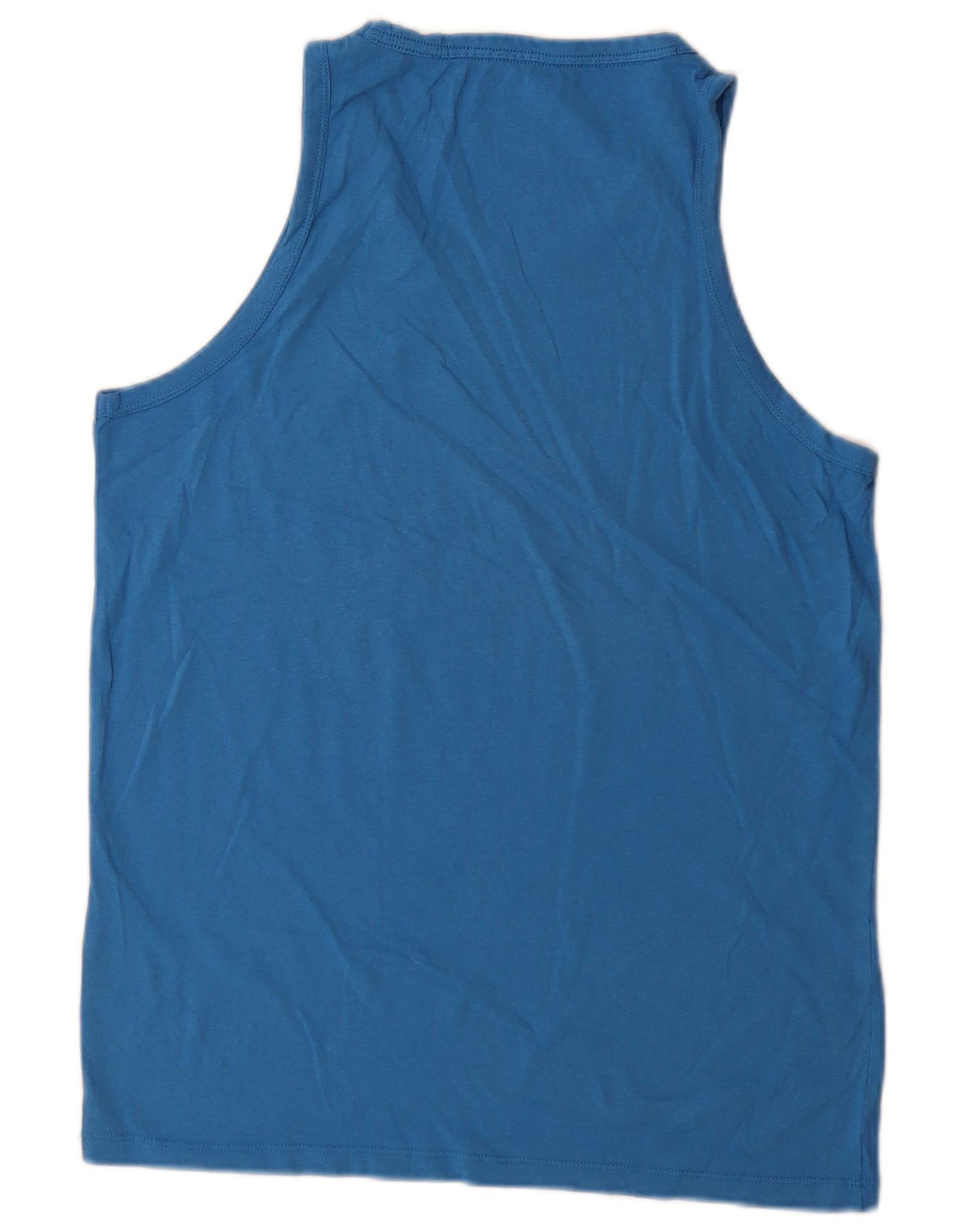 Jack & Jones Herren Grafik-Weste-Top, Größe L, Blau, Baumwolle