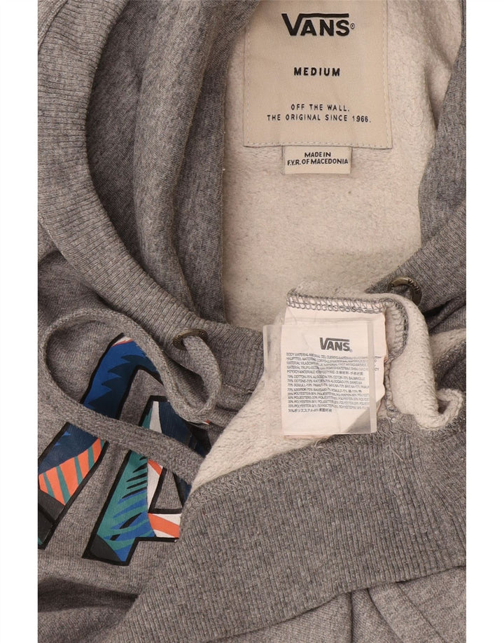 Vans Herren-Kapuzenpullover mit Grafik, mittelgraue Baumwolle