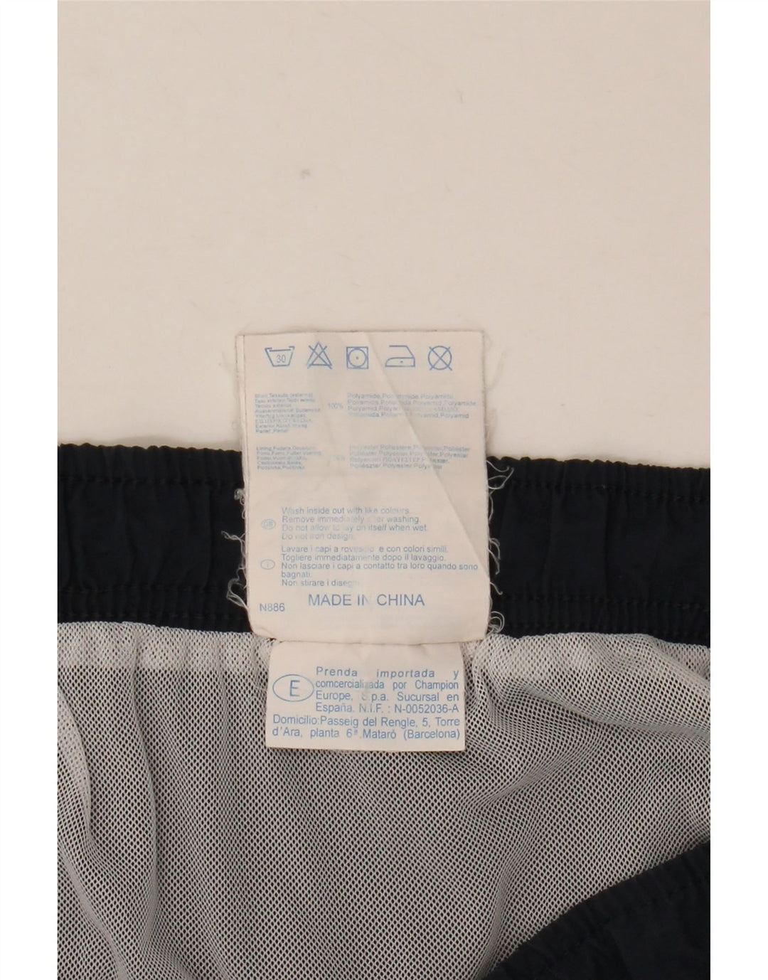 Champion Herren Badeshorts 2XL Marineblau Farbblock