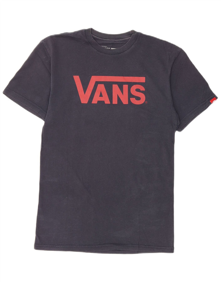 Vans Herren-T-Shirt mit klassischer Passform, Grafik, Größe S, Marineblau, Baumwolle