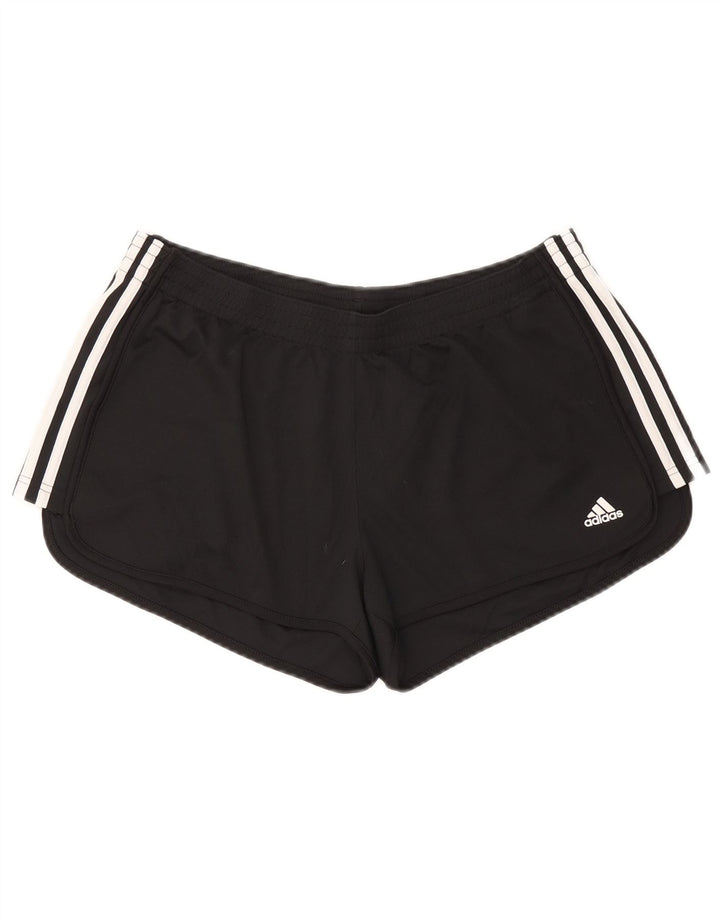 ADIDAS Damen Climalite Sport Shorts UK 18 XL Schwarz Polyester
