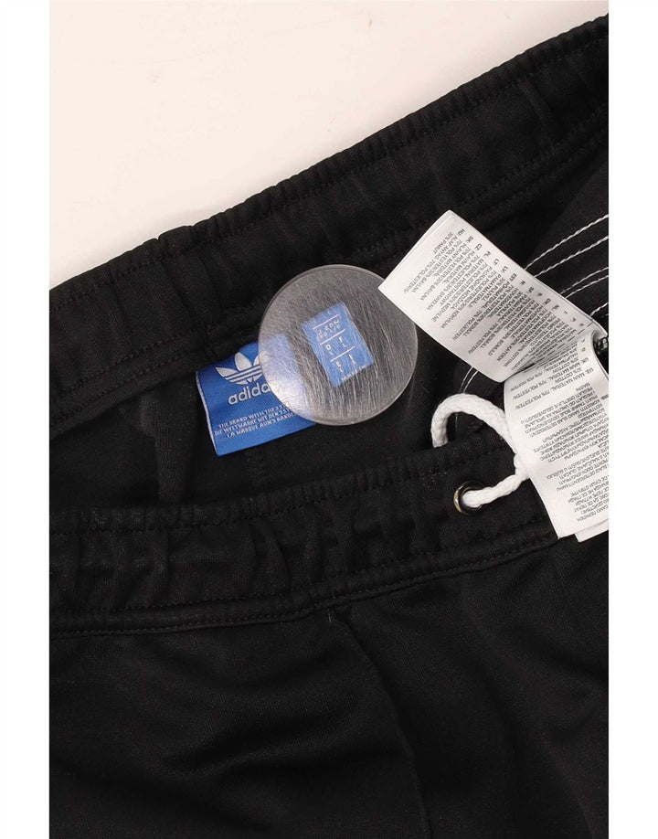 Adidas Herren Capri-Trainingshose, groß, aus schwarzem Polyester