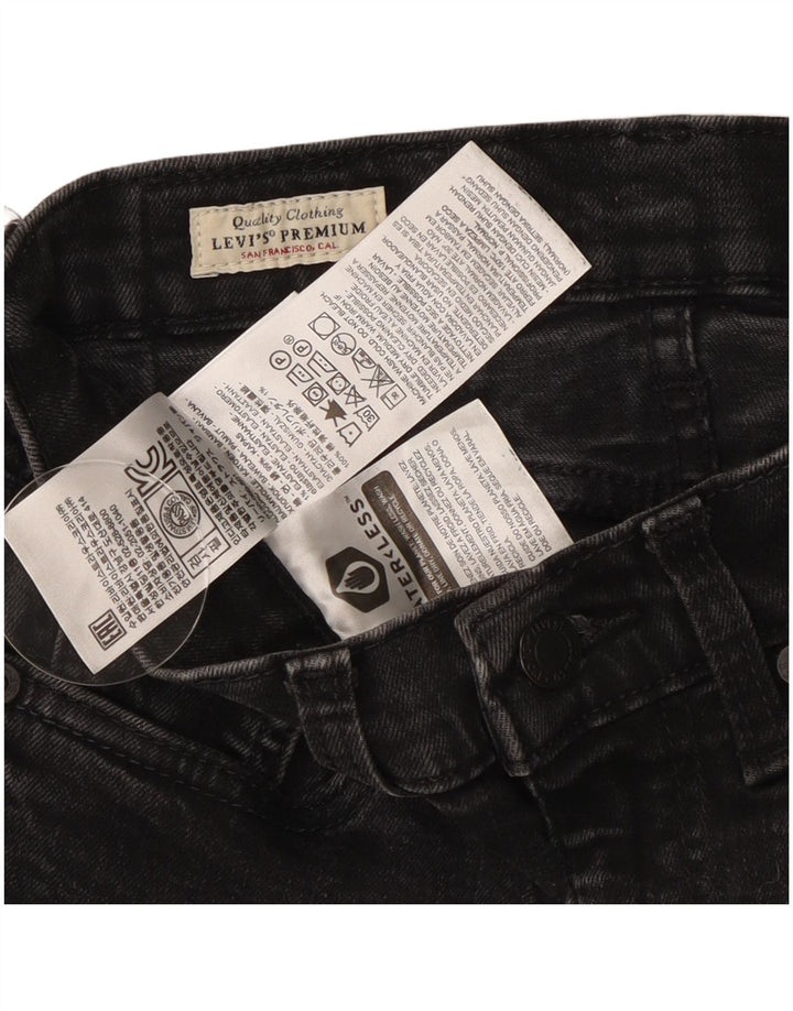 Levi's Damen Skinny Jeans W28 L29 Schwarze Baumwolle