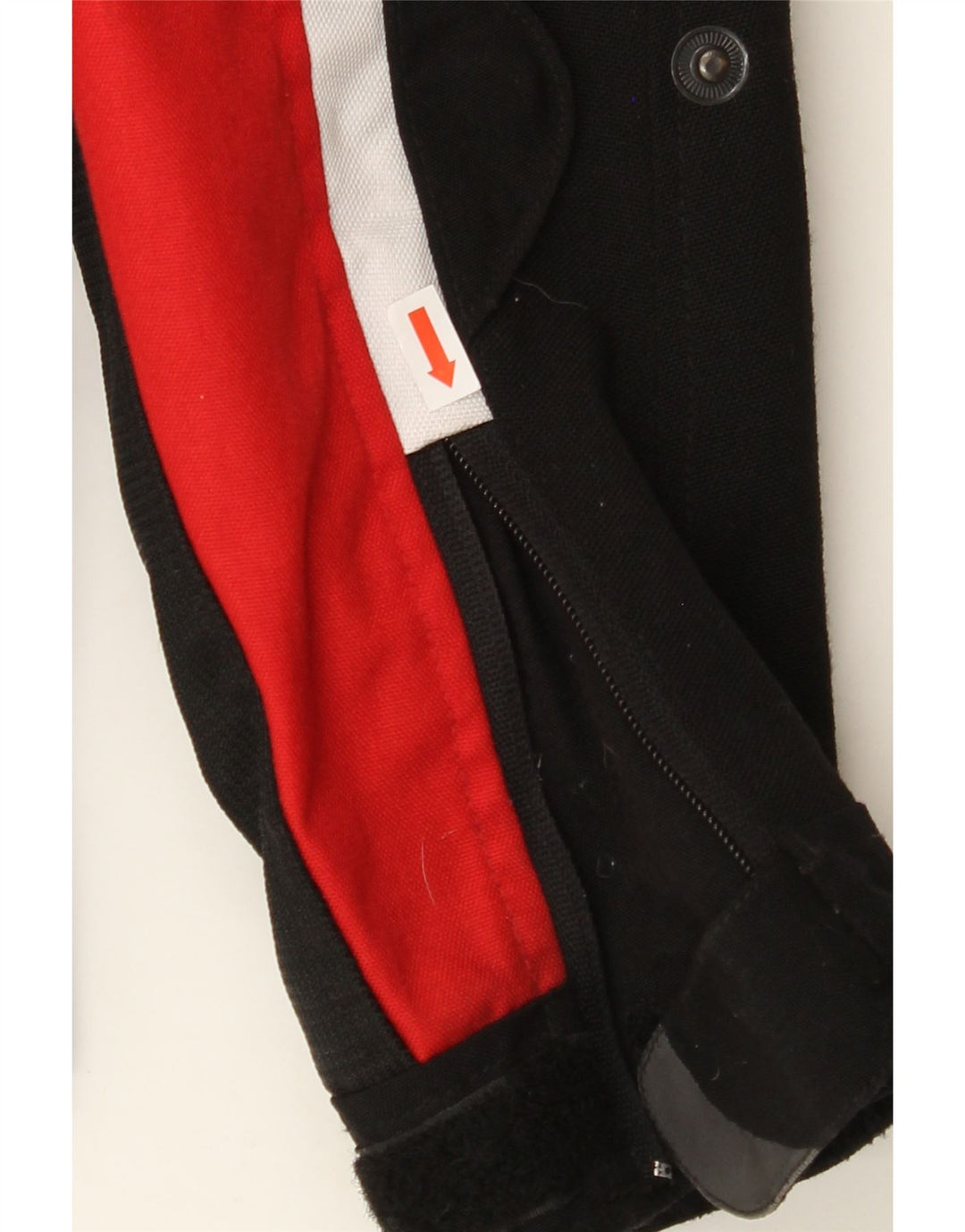 HELD Mens Graphic Racer Jacket UK 42 XL Black Colourblock Polyamide Vintage Held and Second-Hand Held from Messina Hembry 