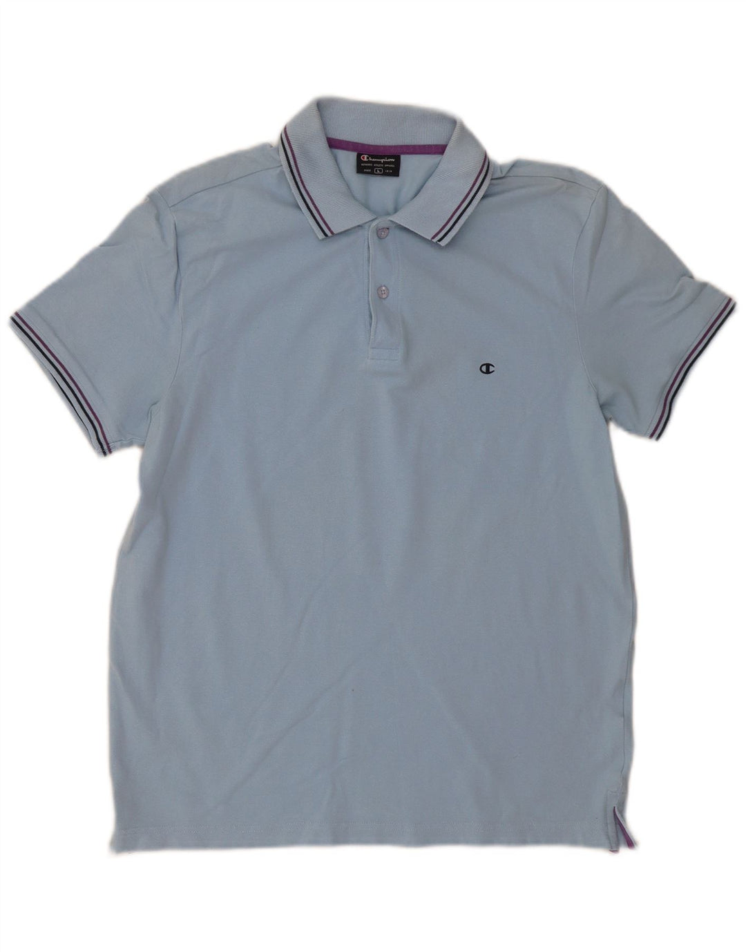 Champion Herren-Poloshirt, Größe L, Blau