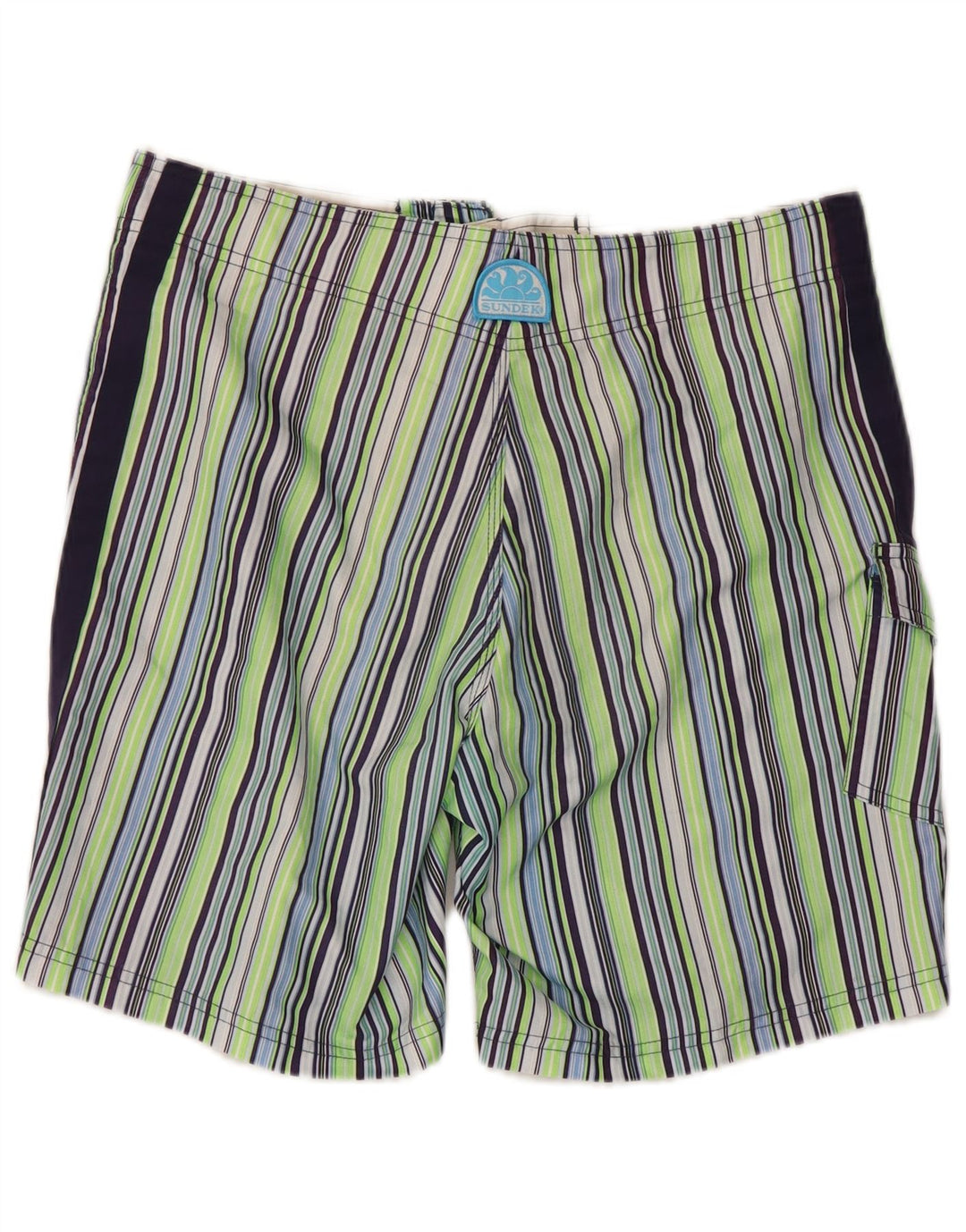 Sundek Herren Badeshorts Medium Mehrfarbig gestreift