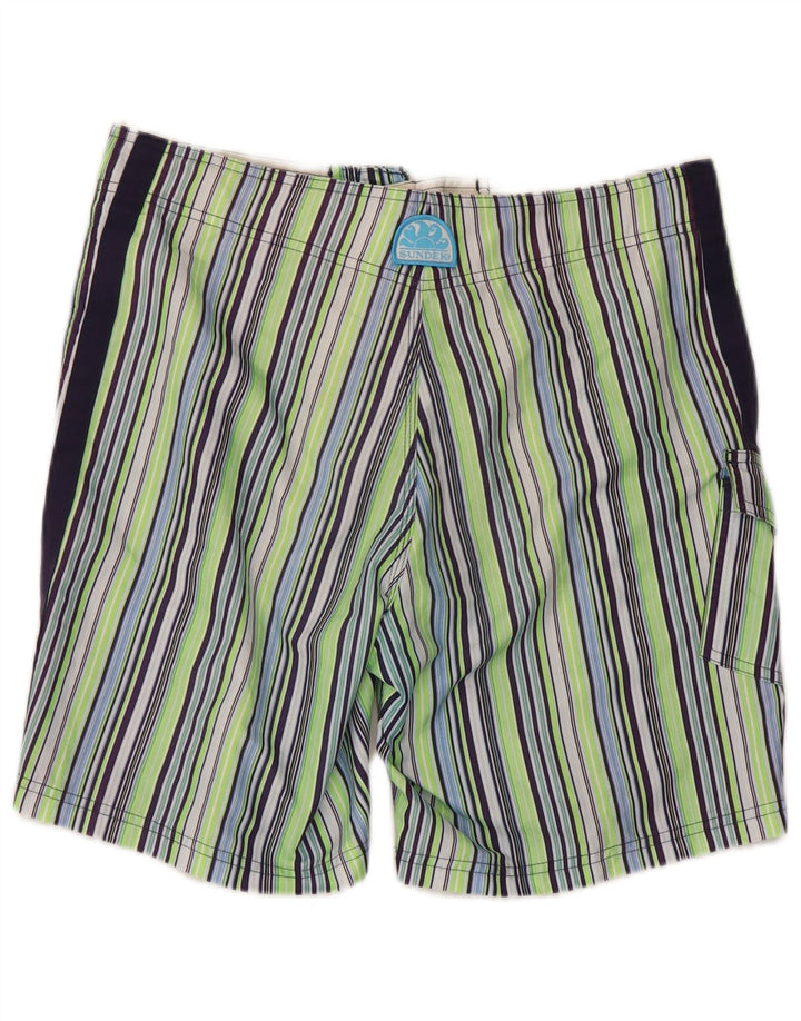 Sundek Herren Badeshorts Medium Mehrfarbig gestreift