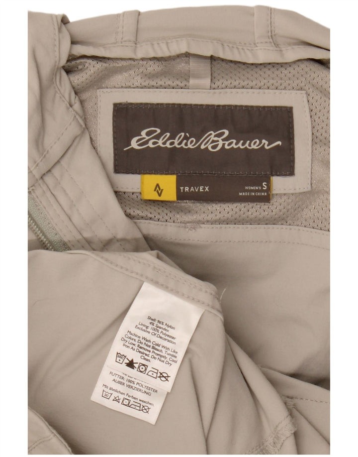 EDDIE BAUER Damen-Utility-Jacke mit Kapuze, UK 10, Small, Beige, Nylon
