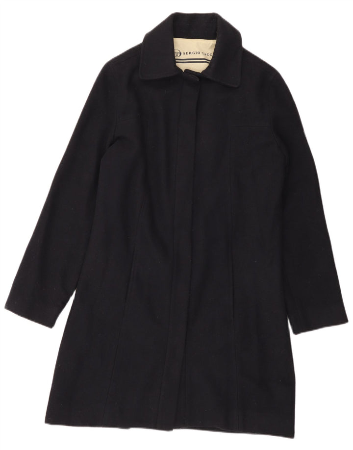 Sergio Tacchini Damen Mantel IT 44 Medium Navy Blue