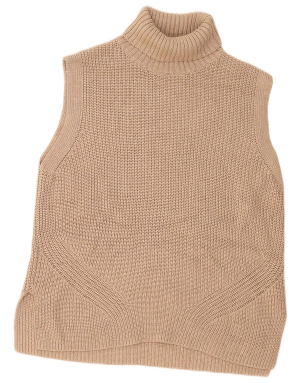 Marks & Spencer Damen Longline-Oversize-Weste-Tanktop UK 10 Small Beige