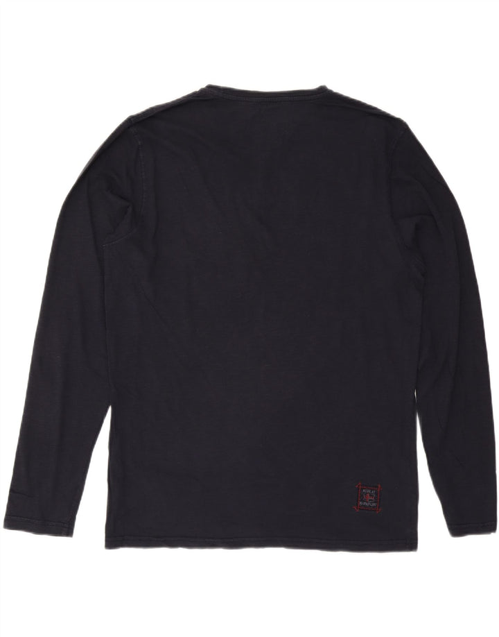 NAPAPIJRI Herren Geographic Graphic Top Langarm XL Marineblau