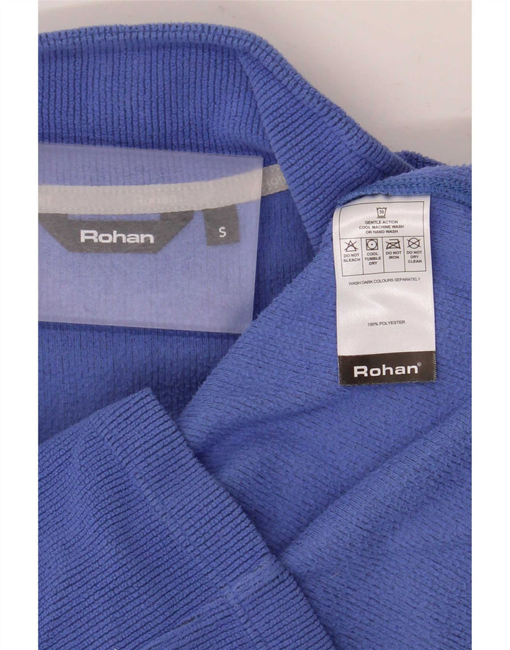 Rohan Womens Übergroße Fleecejacke UK 10 Small Blau Polyester
