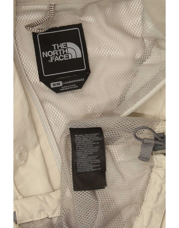 The North Face Damen-Regenjacke mit Kapuze, UK 14, mittelbeigefarbenes Nylon