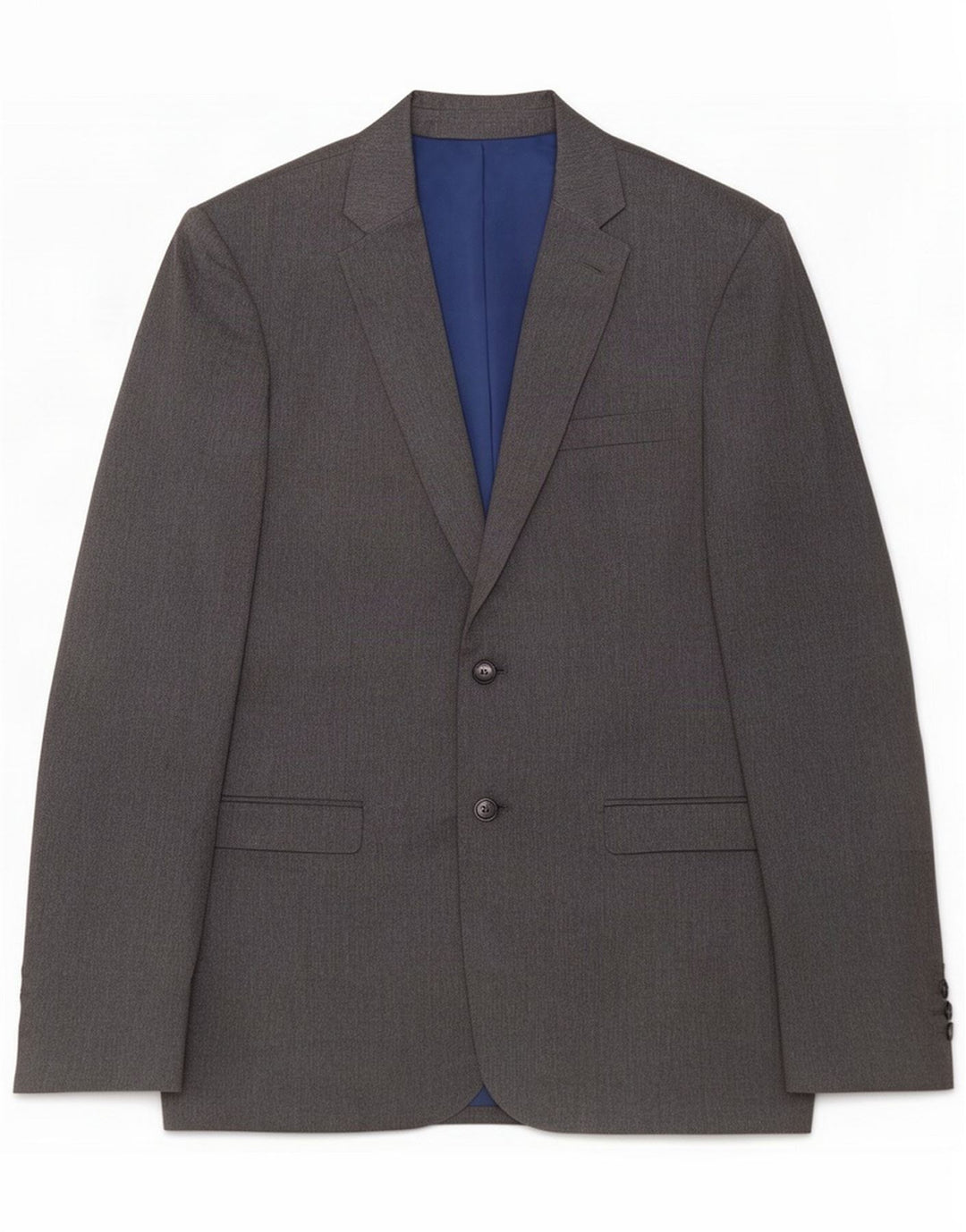 Marks & Spencer Herren-Blazer, lang, 2 Knöpfe, UK 40, Mittelgrau