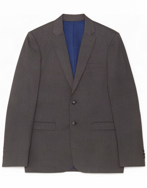 Marks & Spencer Herren-Blazer, lang, 2 Knöpfe, UK 40, Mittelgrau