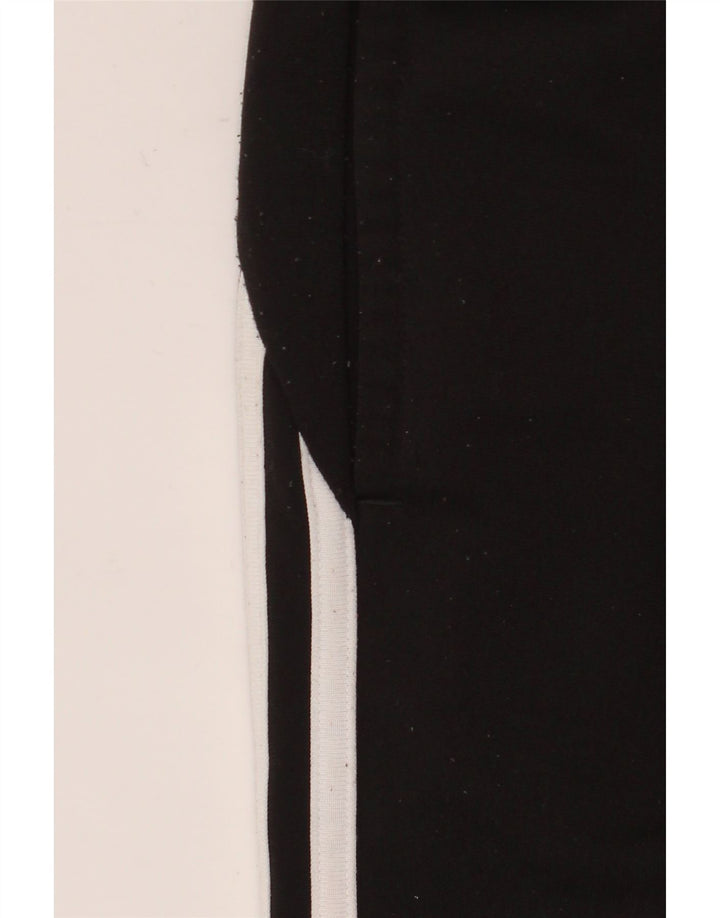 Adidas Herren-Trainingshose, groß, aus schwarzem Polyester