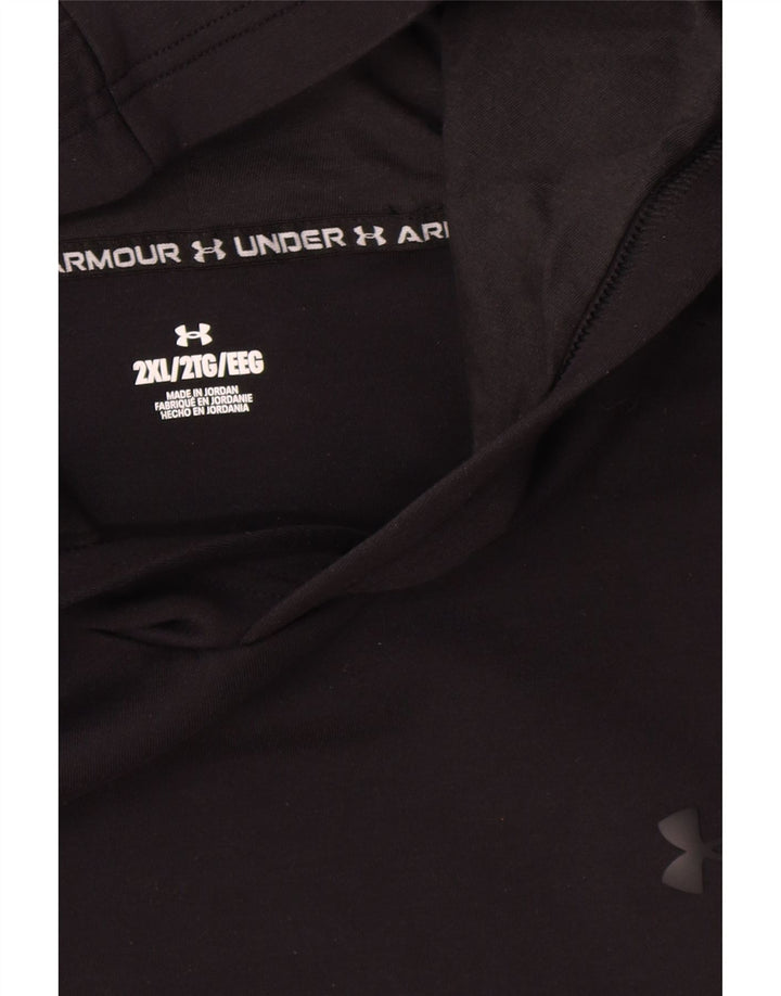 Under Armour Herren Kapuzenpullover 2XL Schwarz Polyester