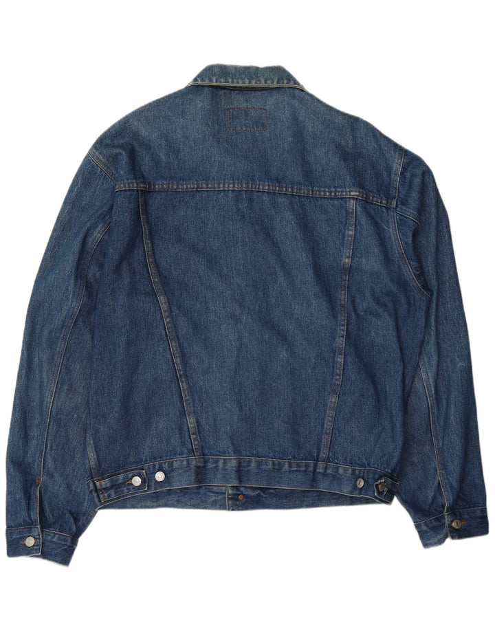 Carrera Herren Jeansjacke UK 44 2XL Blaue Baumwolle