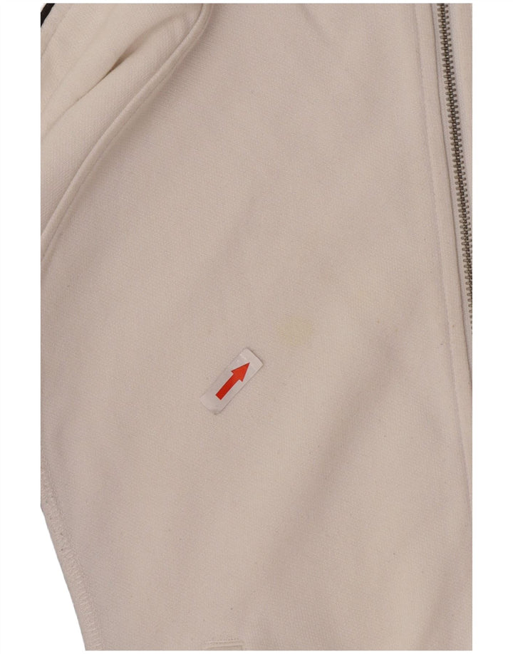Champion Damen-Trainingsanzugoberteil, UK-Größe 46, Größe L, Weiß, Colourblock-Baumwolle