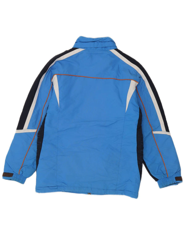 Brugi Skijacke für Jungen, 11–12 Jahre, blaues Colourblock-Polyamid