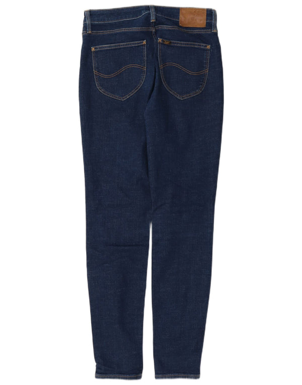 Lee Damen Scarlett High Rise Skinny Jeans W29 L31 Marineblaue Baumwolle