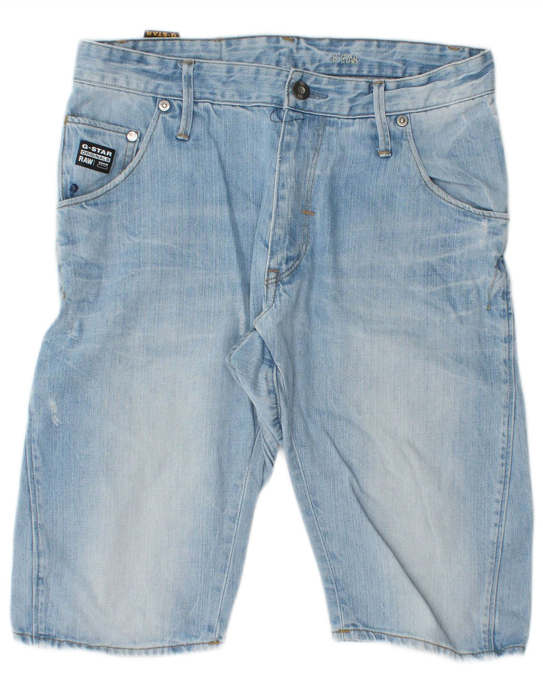G-Star Herren Jeansshorts W31 mittelblaue Baumwolle