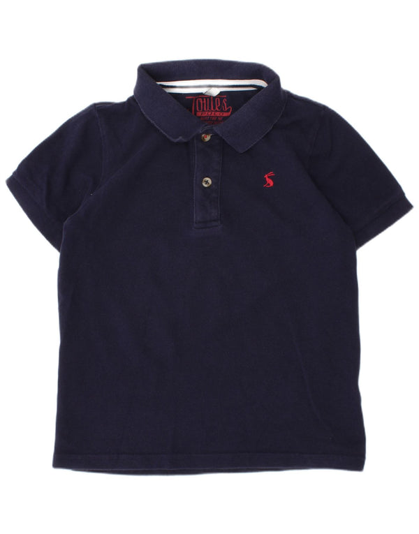 Joules Poloshirt für Jungen, 7–8 Jahre, marineblaue Baumwolle