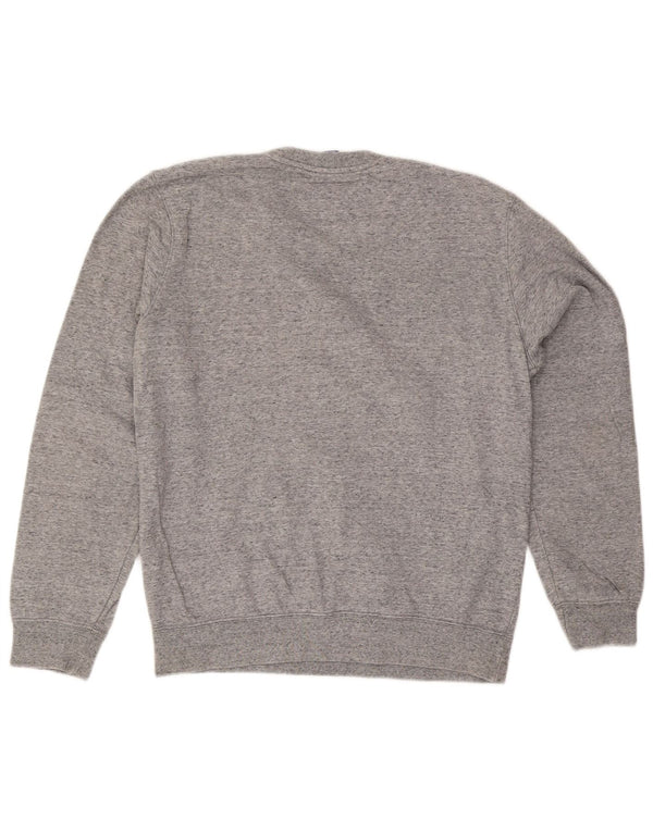 Champion Herren-Sweatshirt mit Grafik, mittelgrau gefleckte Baumwolle