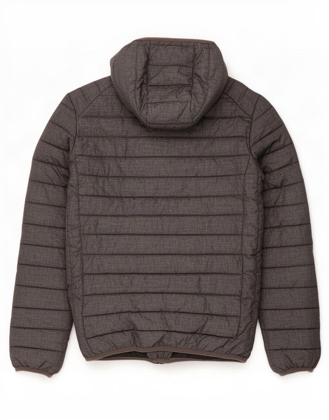 Ellesse Herren-Jacke mit Kapuze, gepolstert, UK 34, XS, graues Nylon