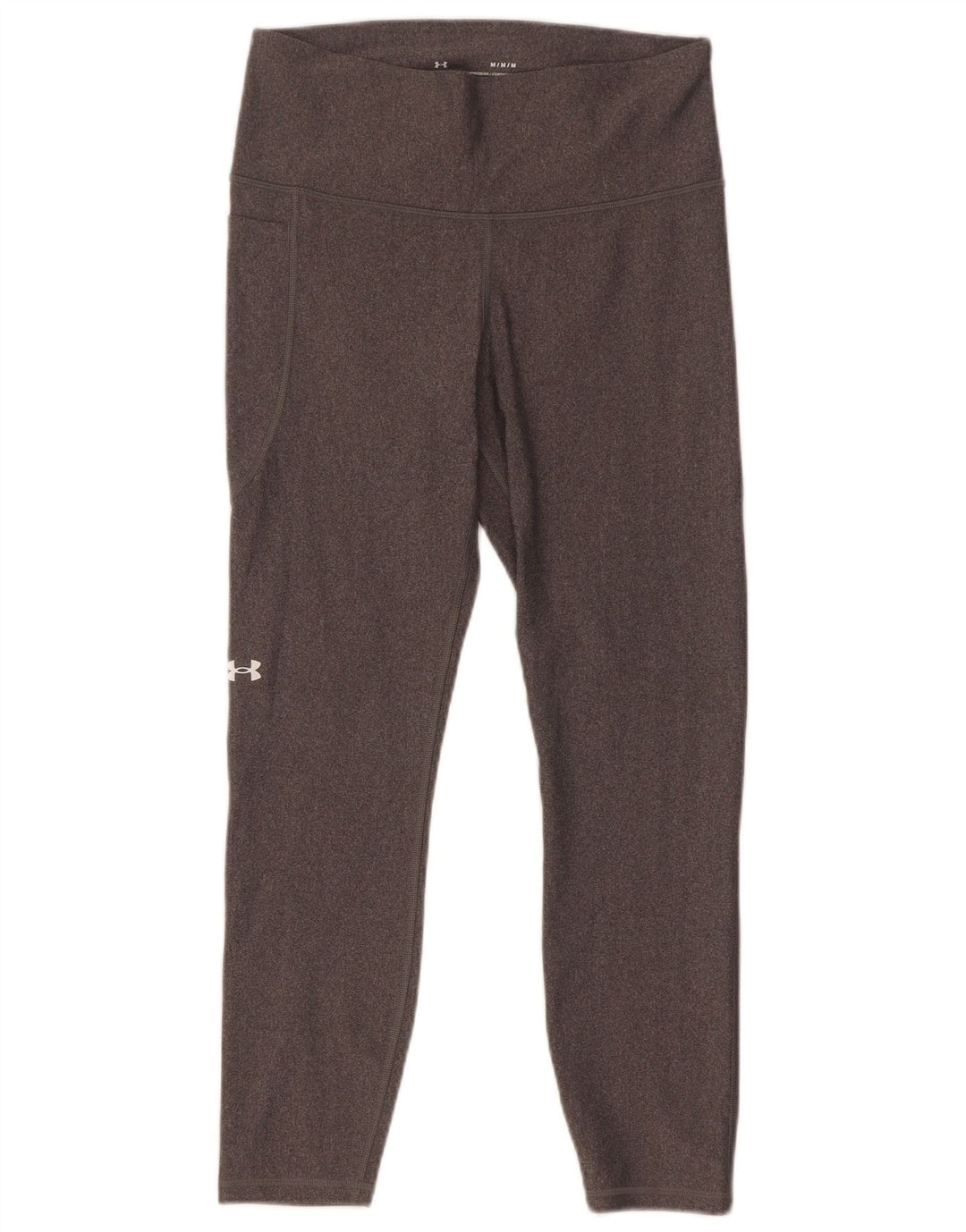 Under Armour Damen Crop Leggings UK 12 Mittelgrau