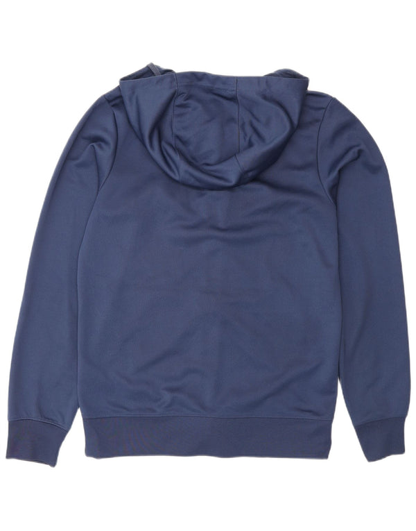 Nike Herren-Kapuzenpullover mit Reißverschluss, Standard-Passform, Größe S, Marineblau, Polyester, Sport
