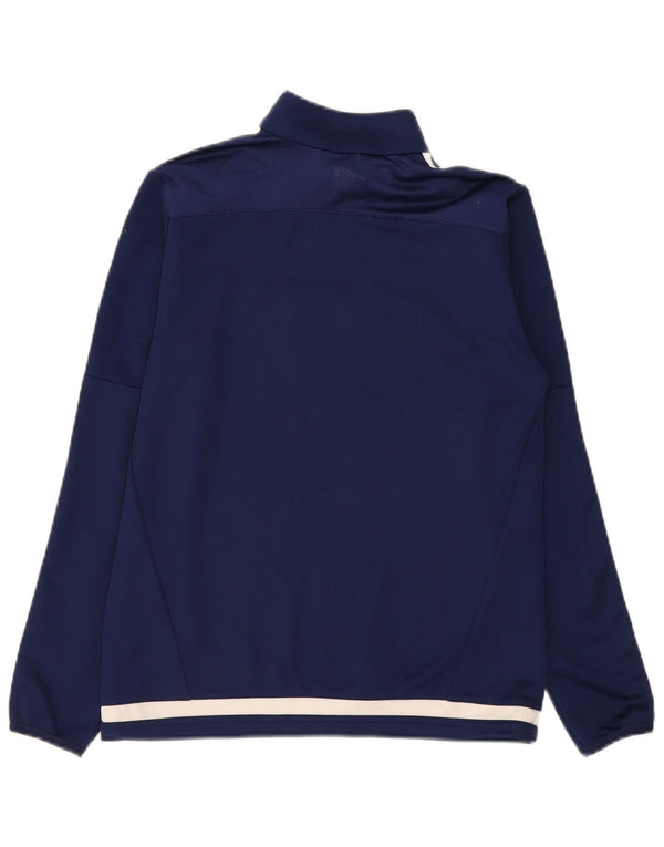 Adidas Jungen Climacool Zip Neck Pullover Trainingsanzug Top 13–14 Jahre Marineblau