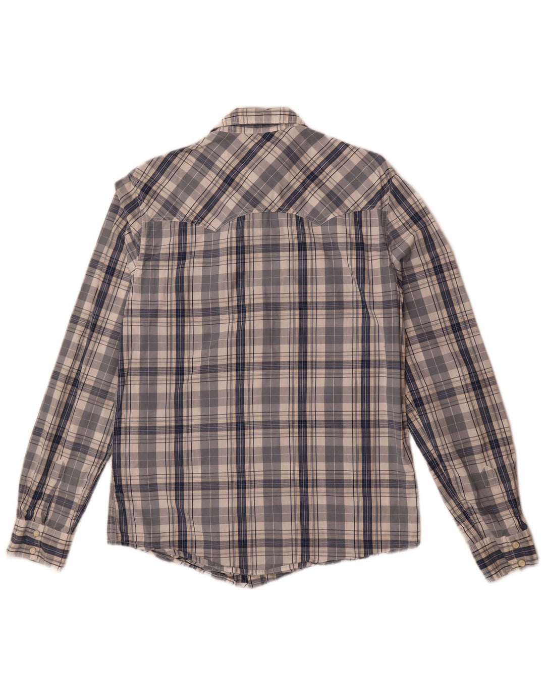 Levi's Herren-Hemd mit moderner Passform, mittelblau, kariert, Baumwolle