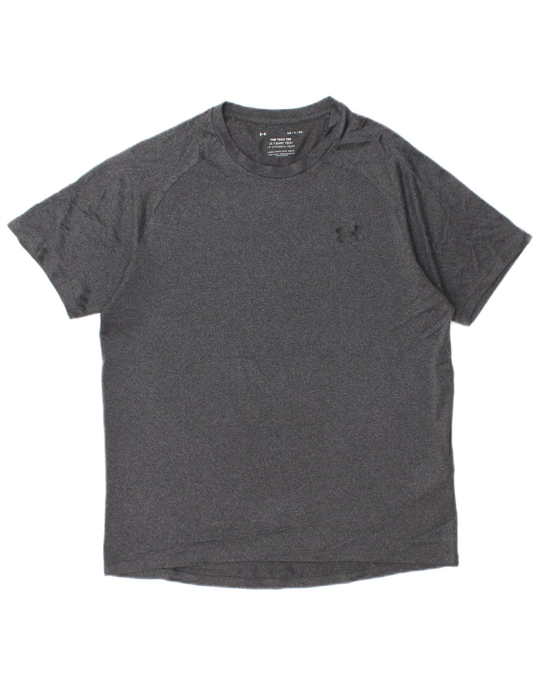 UNDER ARMOUR Herren T-Shirt Top Small Grau geflecktes Polyester