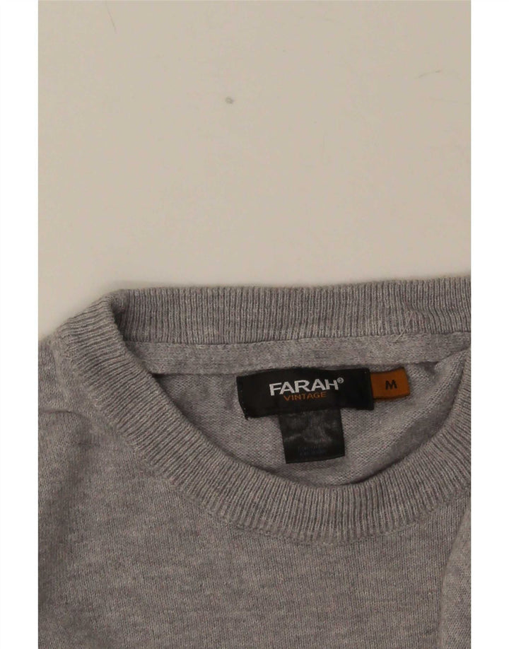 Farah Herren-Pullover mit Rundhalsausschnitt, Mittelgrau