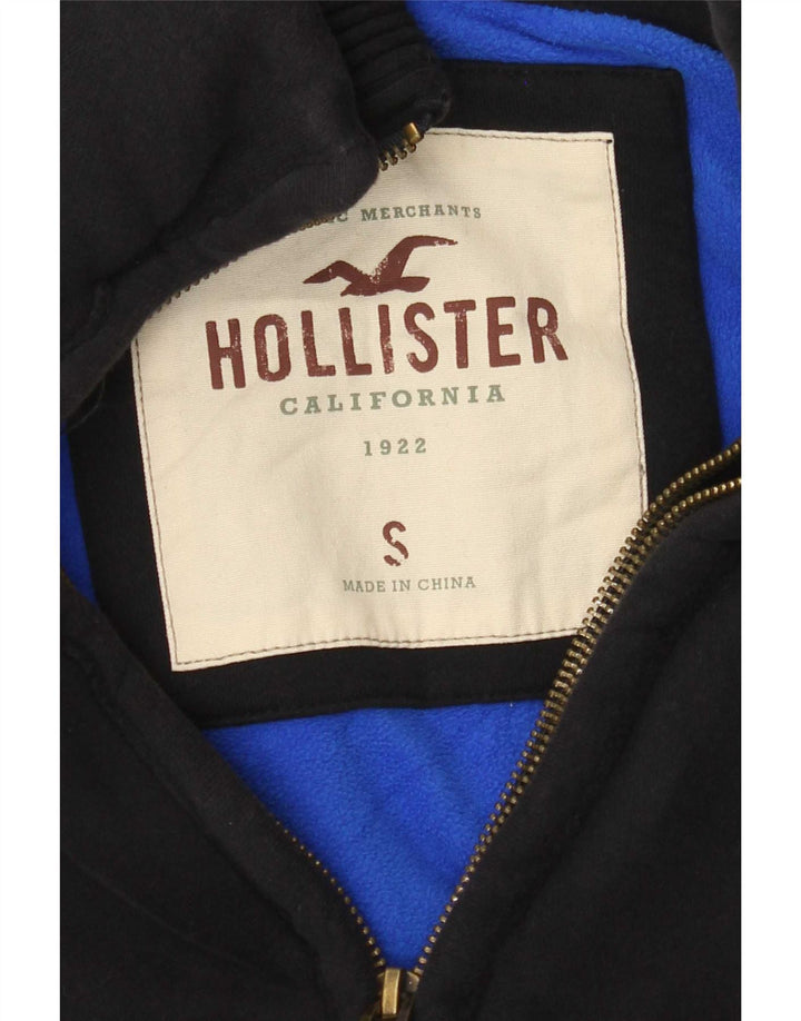 Hollister Herren Bomberjacke UK 36 Small Marineblau